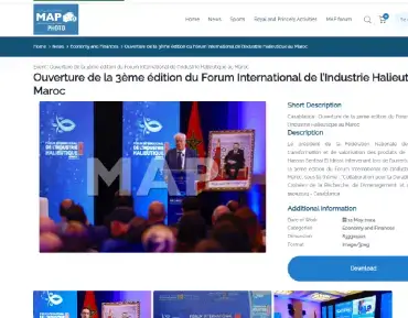 Ouverture de la 3ème édition du Forum International de l’Industrie Halieutique au Maroc